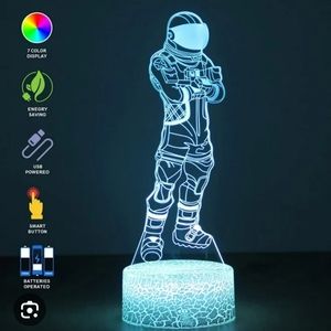 Fortnite - Dark Voyager Night Light (Dark Voyager crackle base) - 3D Lamp